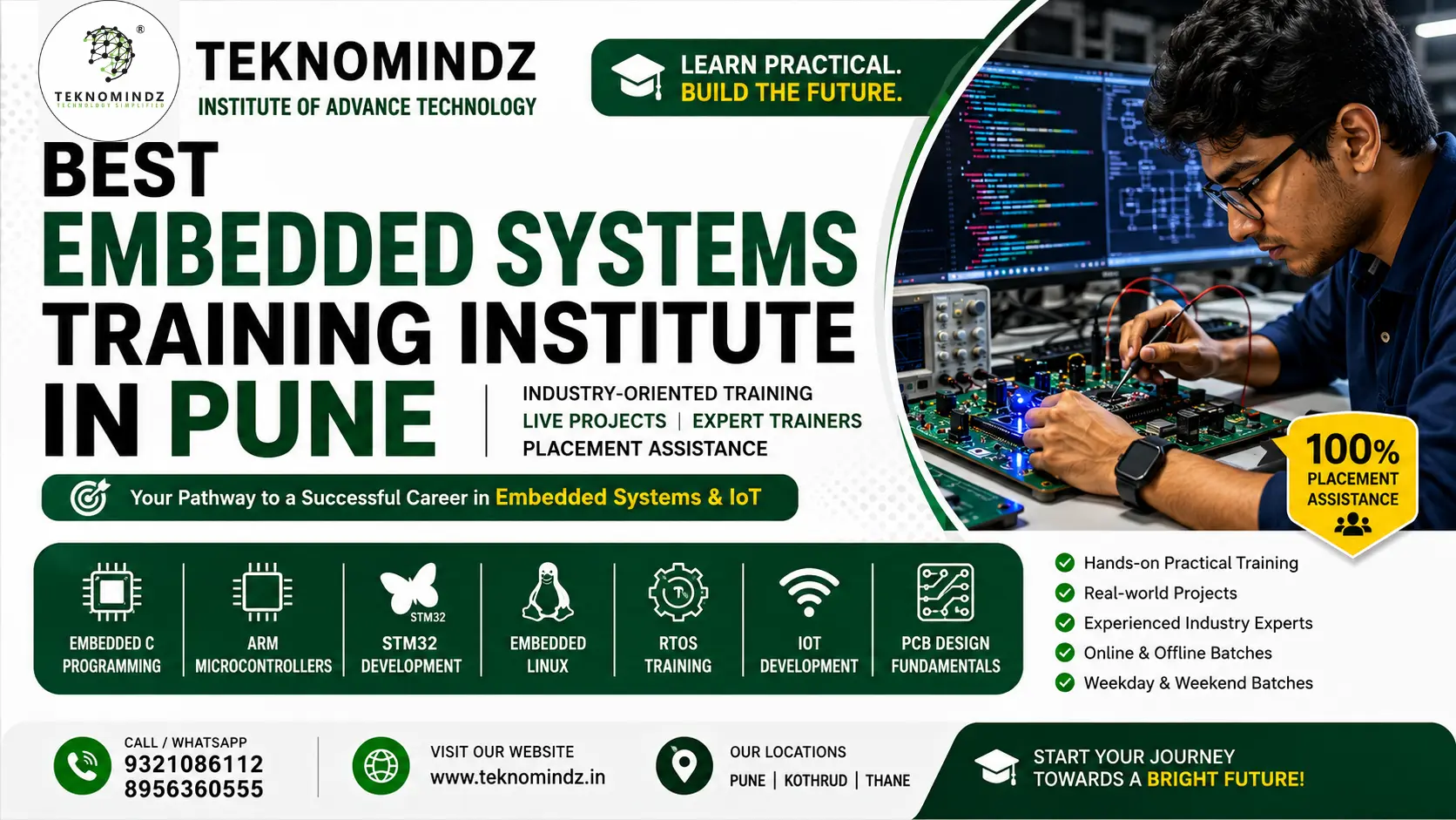 Best Embedded Systems Training Institute in Pune | Teknomindz